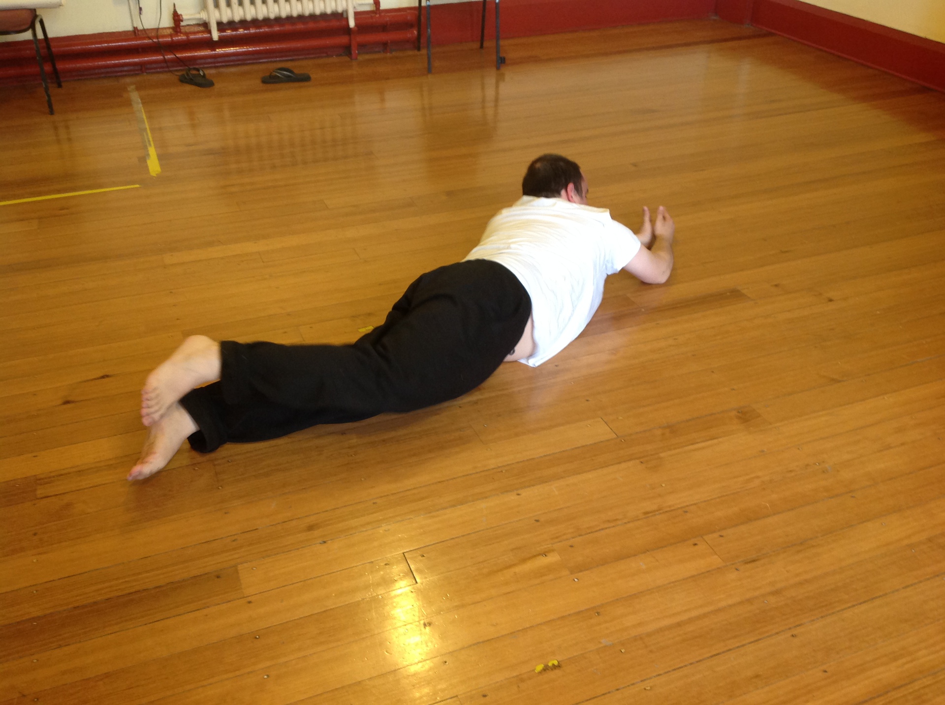 Photo demonstrating rolling